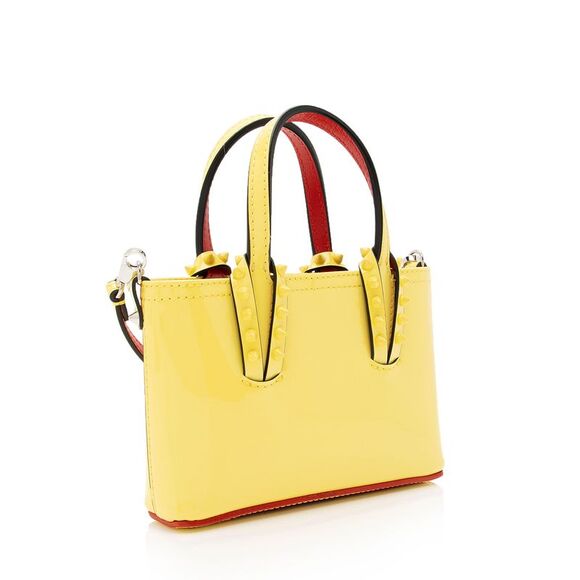 Christian Louboutin Patent Leather Cabata Nano Tote - Picture 2 of 14